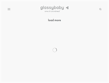 Tablet Screenshot of blog.glassybaby.com